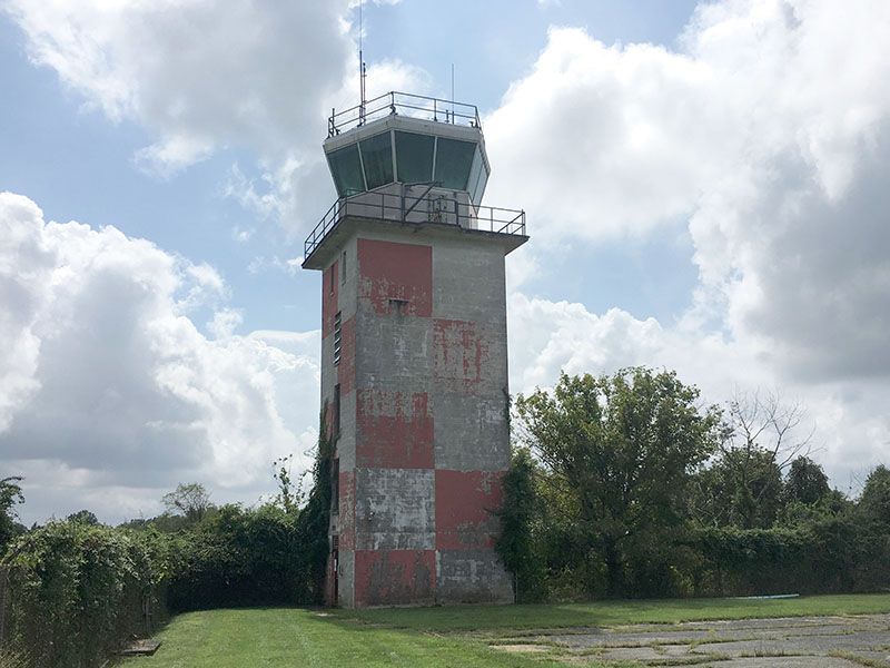 Tipton Airport's old Army tower